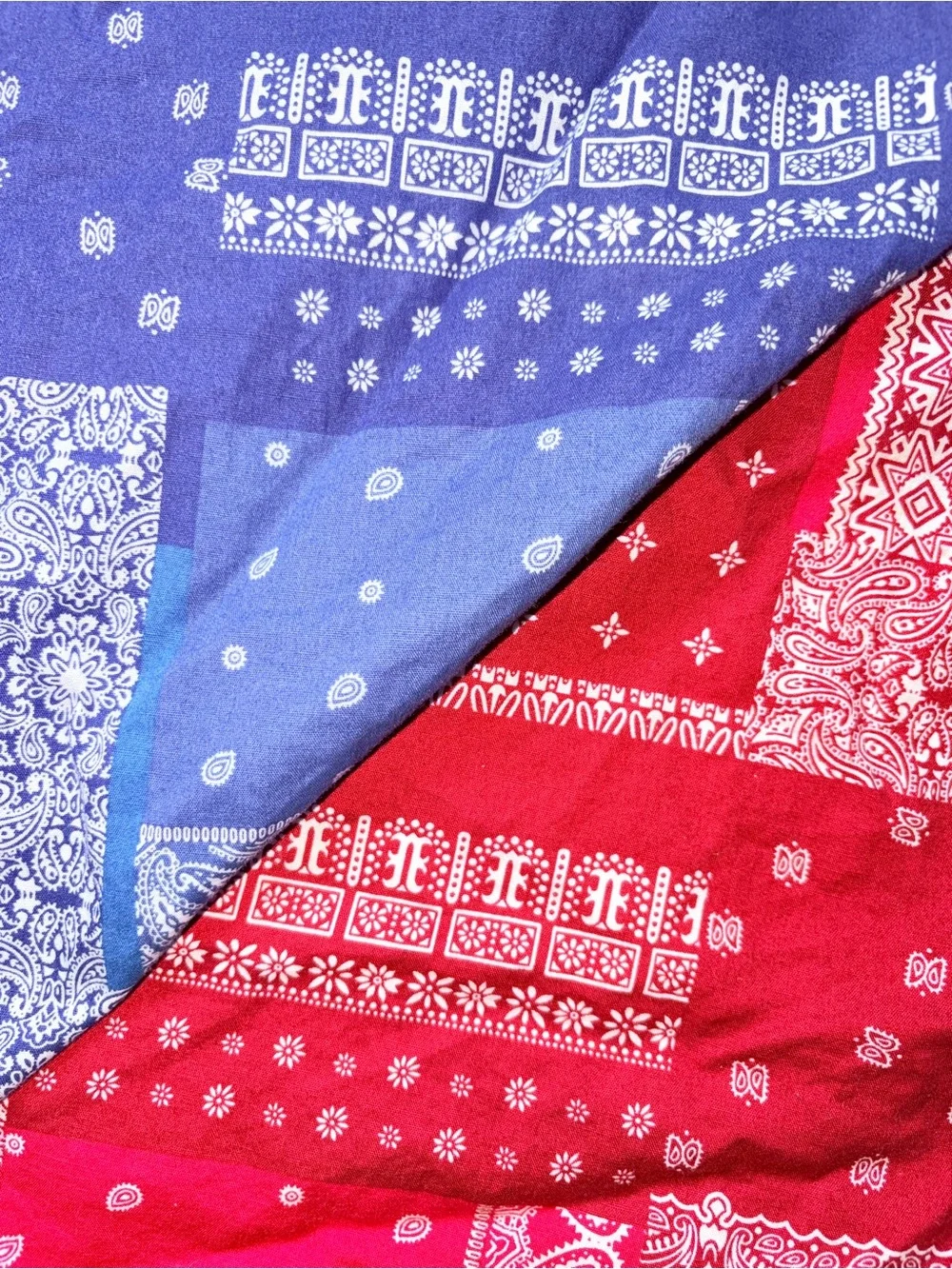 2 NWOT AE American Eagle Outfitters Set Bundle Bandana Patchwork Scarves New